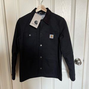 Black Carhartt WIP Michigan Chore Coat (Winter)